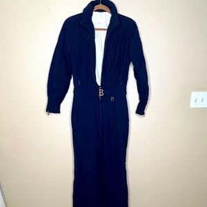 Bogner Navy Blue Ski Suit 10Long